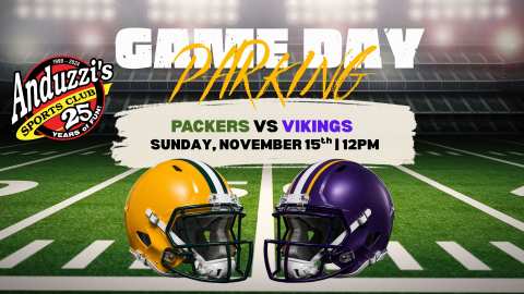 Packers vs. Vikings Game Day Parking (Holmgren Way)