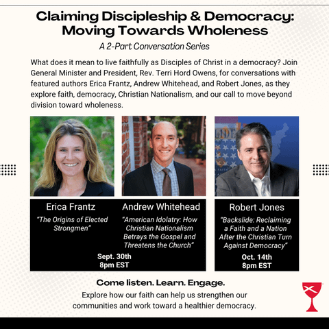 Claiming Discipleship & Democracy: Moving Towards Wholeness