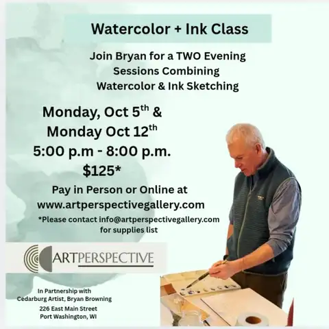 Watercolor & Ink Class