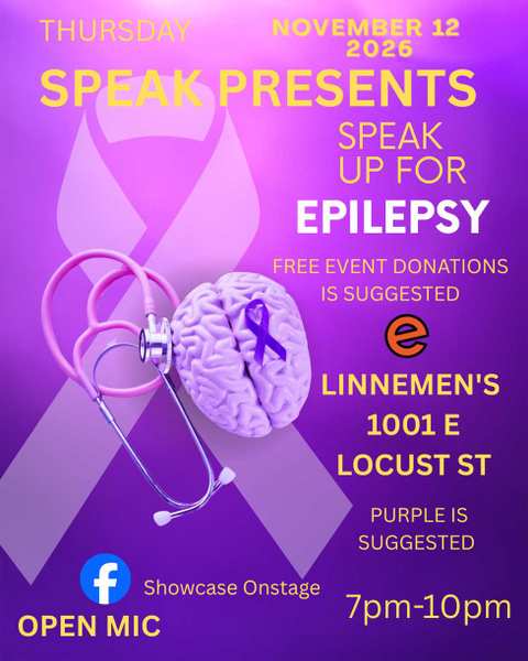 Speak Presents: Speak Up for Epilepsy * November 12, 2026