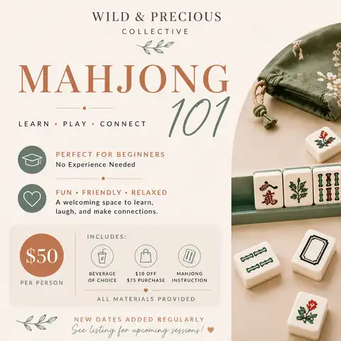 Mahjong 101 Instructional Class : September