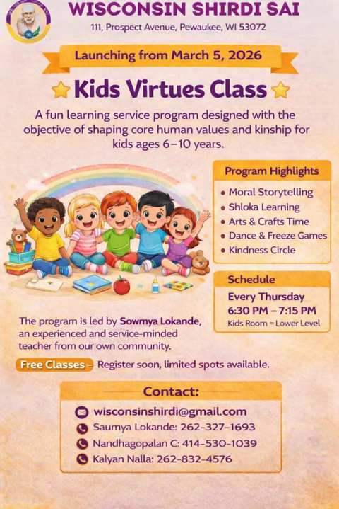 Kids Virtues Class
