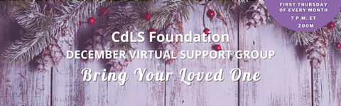 CdLS Foundation December Virtual Support Group for Parents