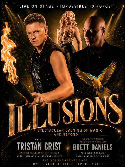 Illusions with Illusionist Tristan Crist and Master Magician Brett Daniels