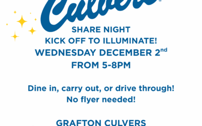 Dine to Donate at Culvers Grafton - December 2