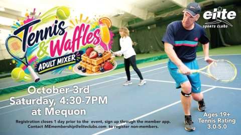 Tennis & Waffles Adult Mixer