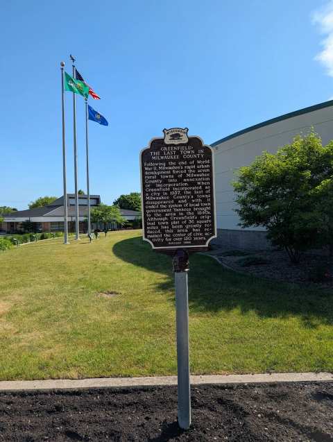 Wisconsin State Historical Marker 341: Greenfield: The Last Town in Milwaukee County — photo 3