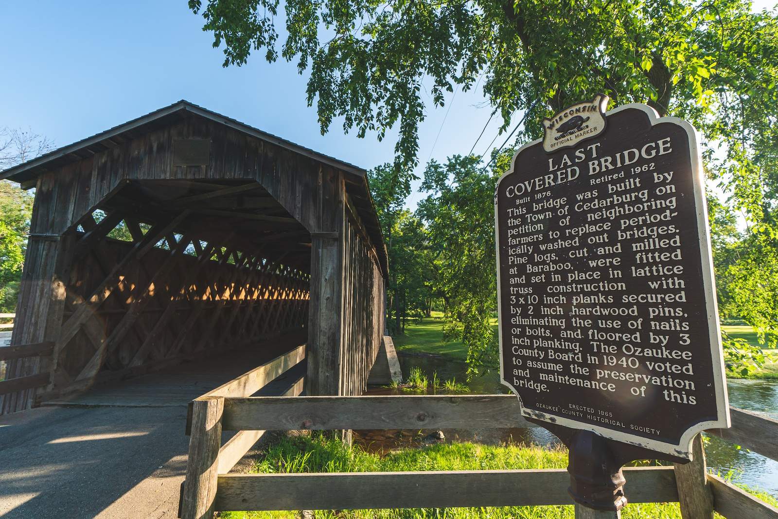 Historic Cedarburg Covered Bridge — photo 2