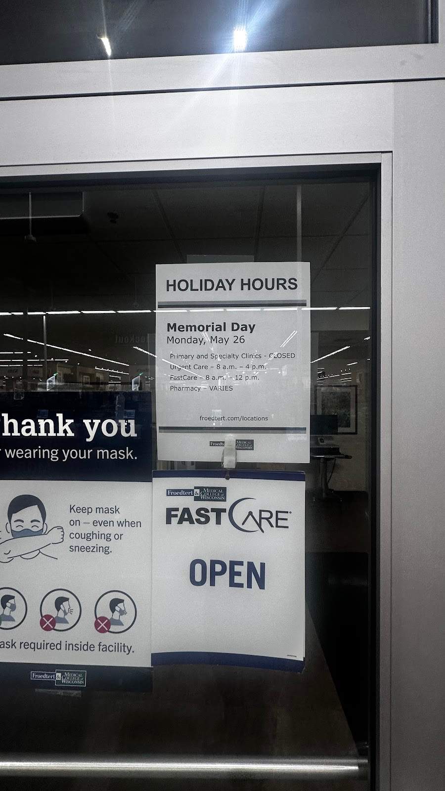 Froedtert FastCare Clinic at Greenfield Meijer — photo 3
