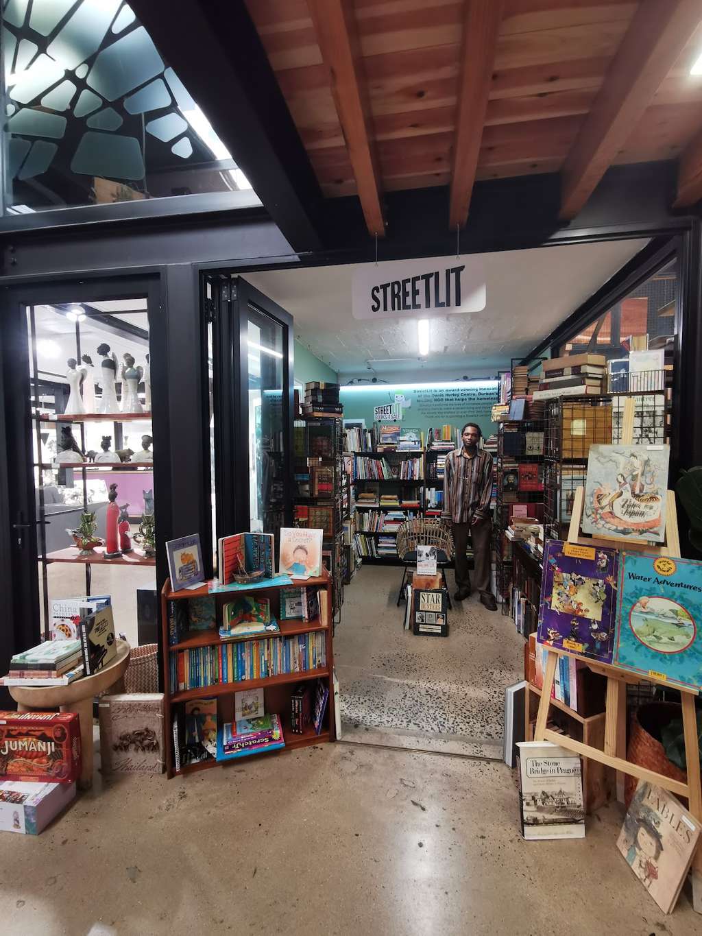Street Lit - books 4 sale - INSIDE The STUDIOS - NEAR COFFEE LAB