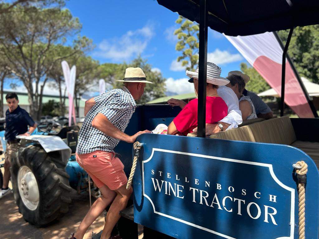 Stellenbosch wine tractor — photo 3