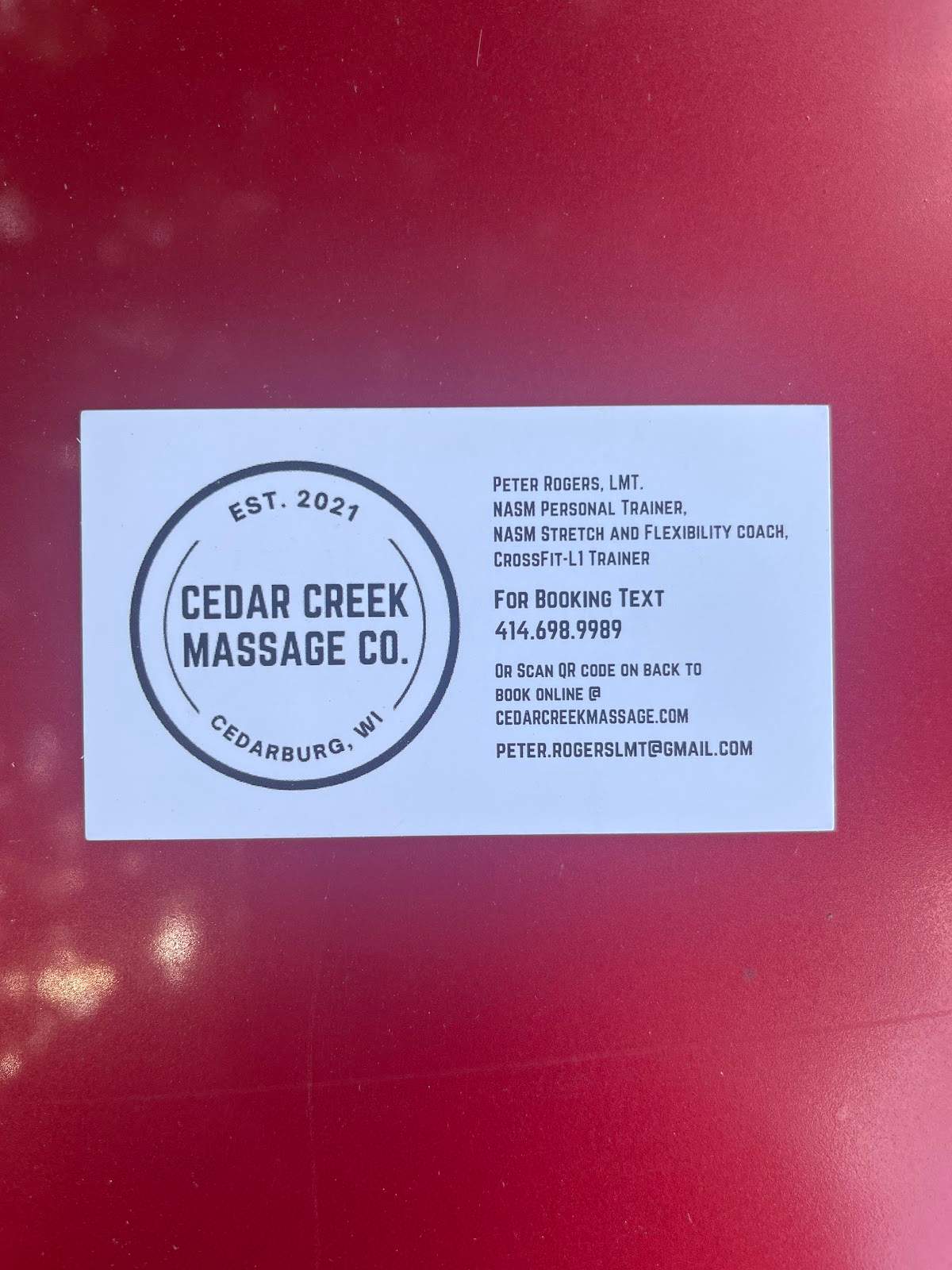 Cedar Creek Massage Co. — photo 2