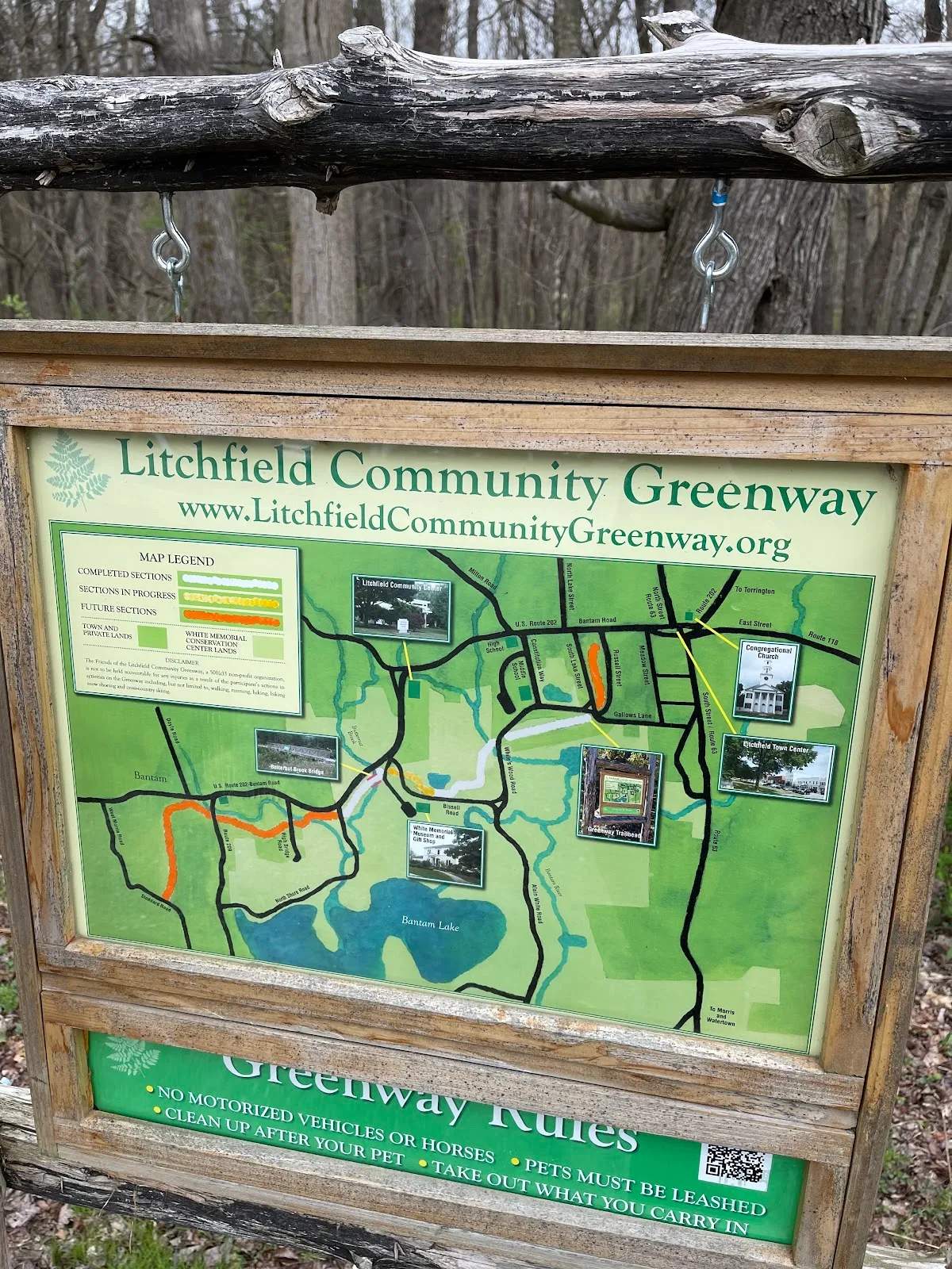 Litchfield Community Greenway Trailhead on South Lake Street — photo 3